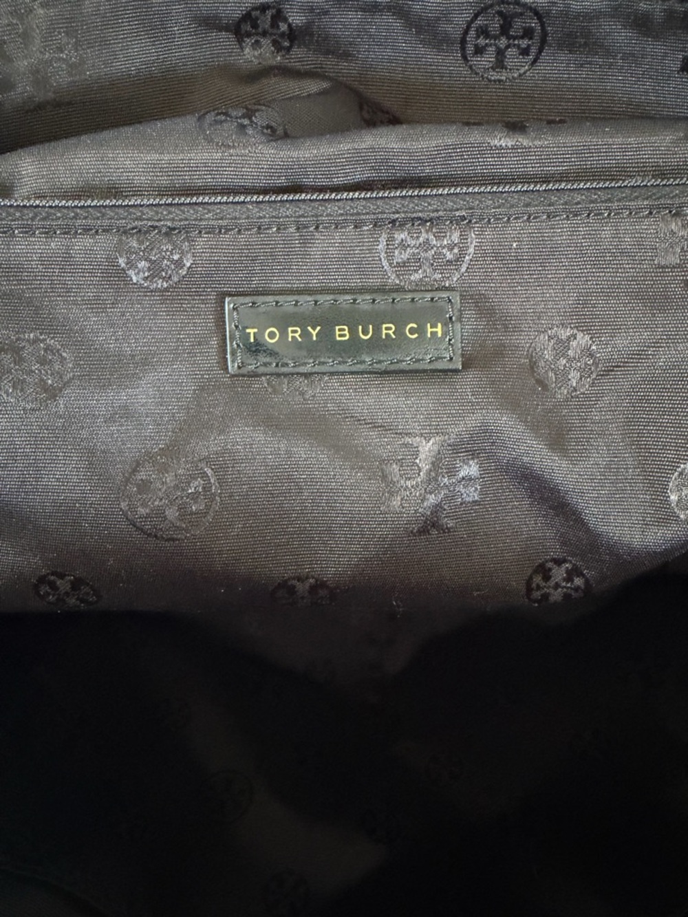 Tory Burch Backpack Black Nylon | Lightweight Everyday / Travel / Diaper Bag - Picture 7 of 9